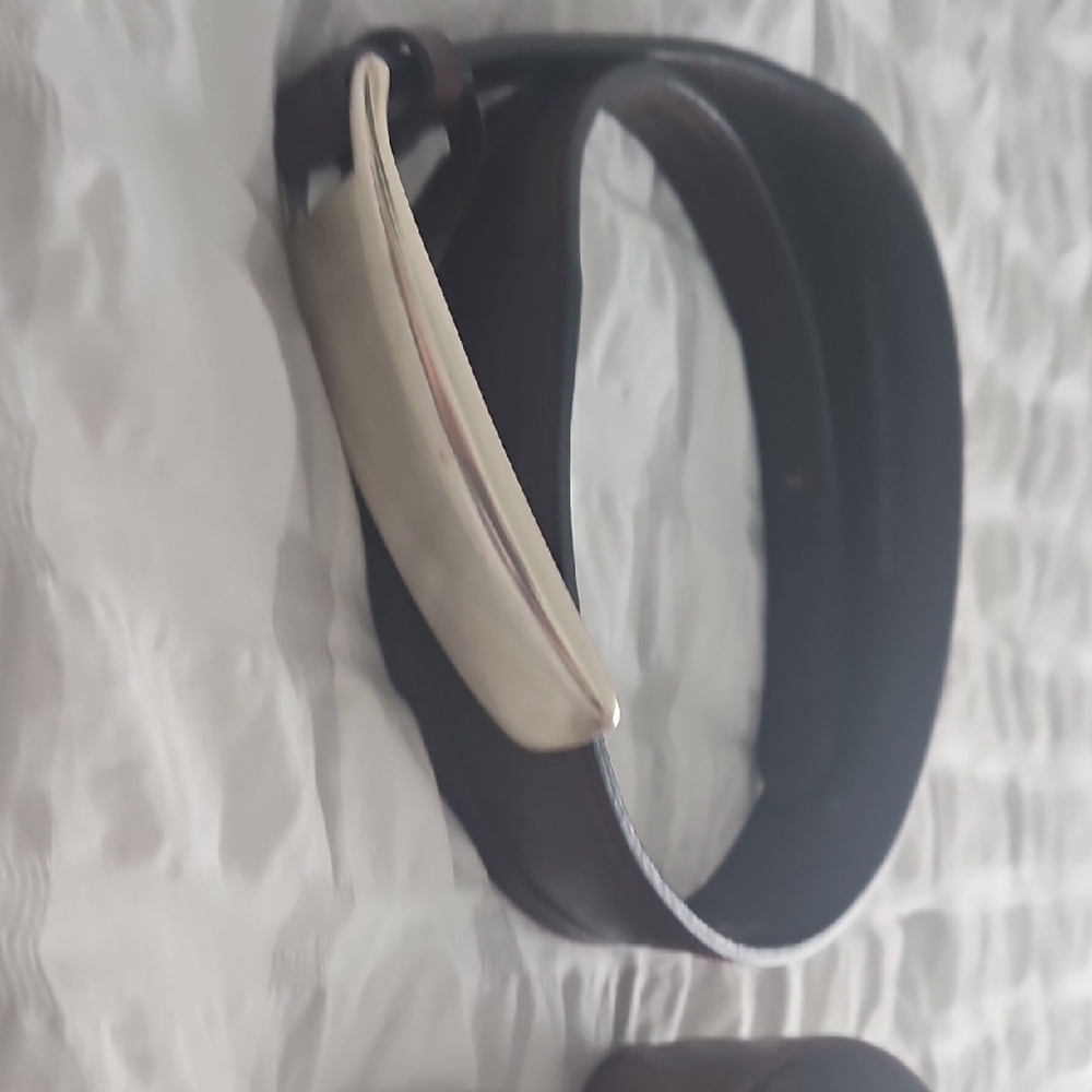 Silpada Cream and Brown Women's Belt